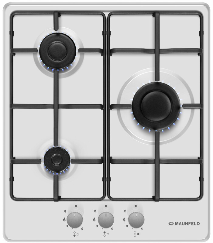 Газовая варочная панель MAUNFELD EGHE.43.3STS-EW