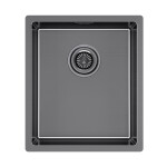 Мойка PAULMARK LASSAN 44 UNI, LA44-BS, брашированная нерж. сталь, 440х440мм,