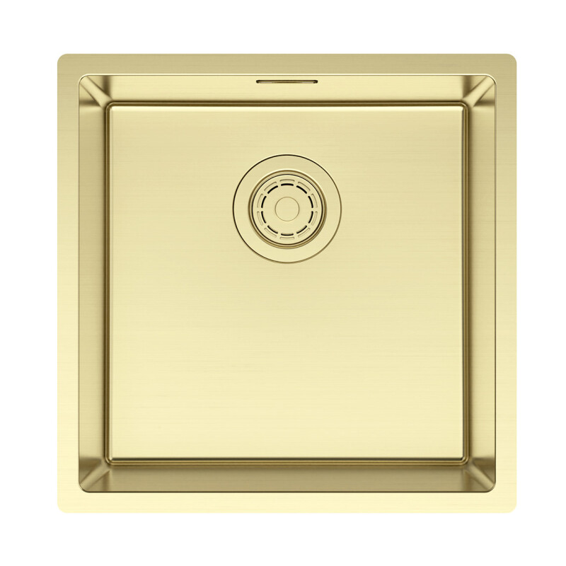 Мойка PAULMARK LASSAN 44 UNI, LA44-LG, светлое золото, 440х440мм,