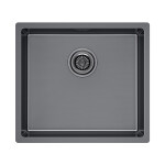 Мойка PAULMARK LASSAN 49 UNI, LA49-MBN, матовый черный NANO-PVD, 490х440мм,