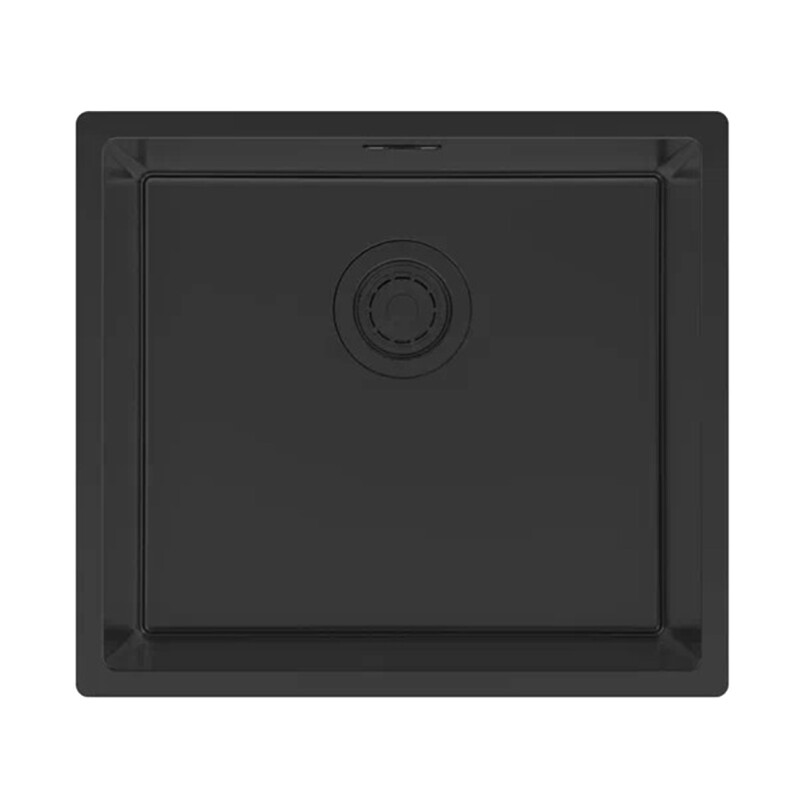 Мойка PAULMARK LASSAN 49 UNI, LA49-MBN, матовый черный NANO-PVD, 490х440мм,