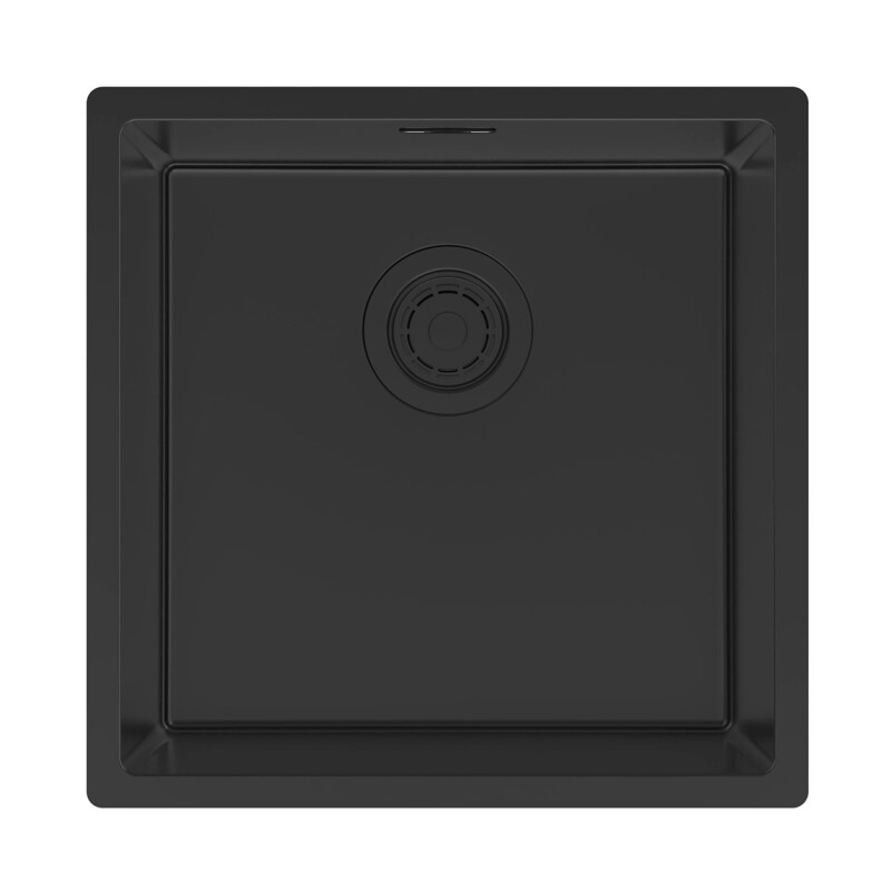 Мойка PAULMARK LASSAN 44 UNI, LA44-MBN, матовый черный NANO-PVD, 440х440мм