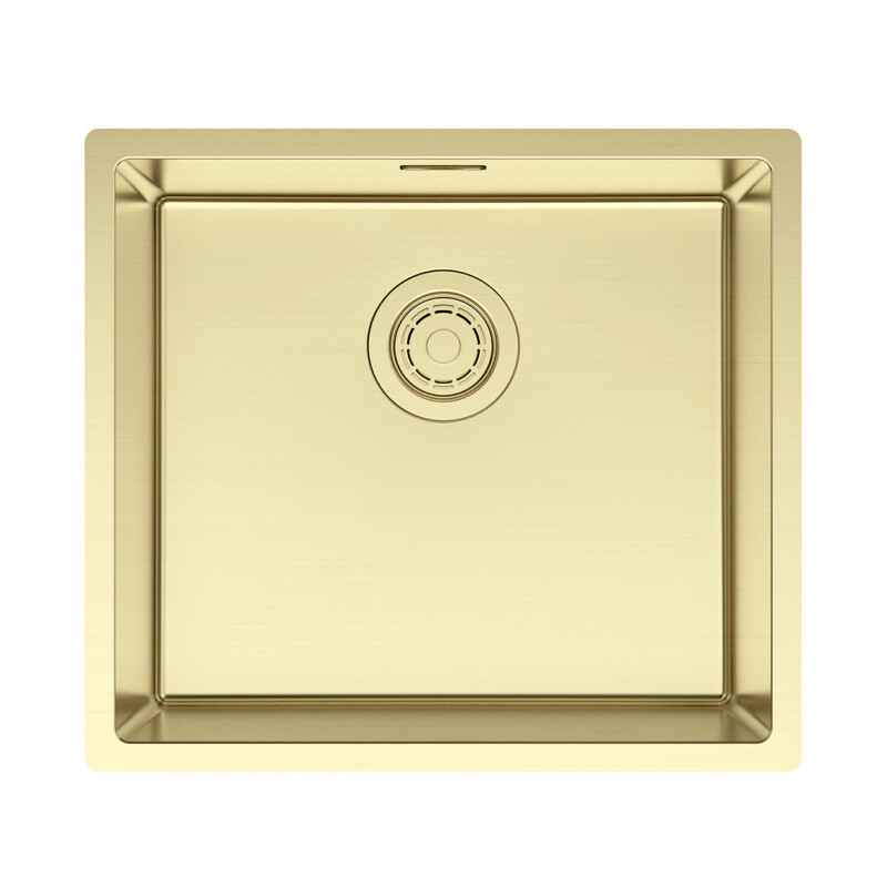 Мойка PAULMARK LASSAN 49 UNI, LA49-LG, светлое золото, 490х440мм,