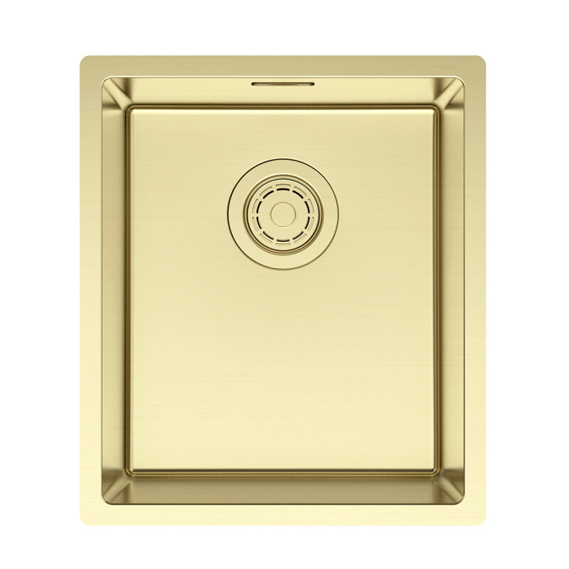 Мойка PAULMARK LASSAN 38 UNI, LA38-LG, светлое золото, 380х440мм,