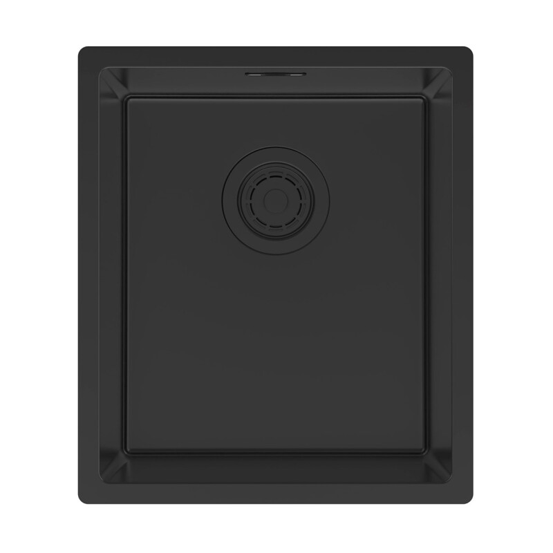Мойка PAULMARK LASSAN 38 UNI, LA38-MBN, матовый черный, NANO-PVD, 380х440мм,
