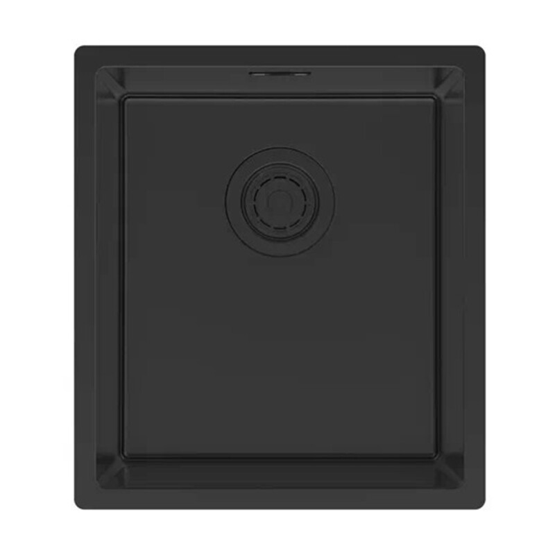 Мойка PAULMARK YUNI 39 UNI, YU39-MBN, матовый черный NANO-PVD, 390х440мм
