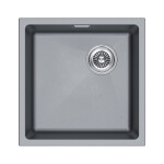 Мойка PAULMARK LUMI 74UNI-SKEW, LU74SK-GRM, серый металлик, 740х440,
