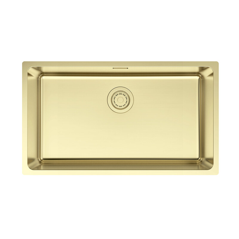 Мойка PAULMARK YUNI 76 UNI, YU76-LG, светлое золото, 760х440мм,