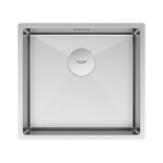 Мойка PAULMARK NEXT 54 UNI, PM215444-MBN, матовый черный, 540х440мм,