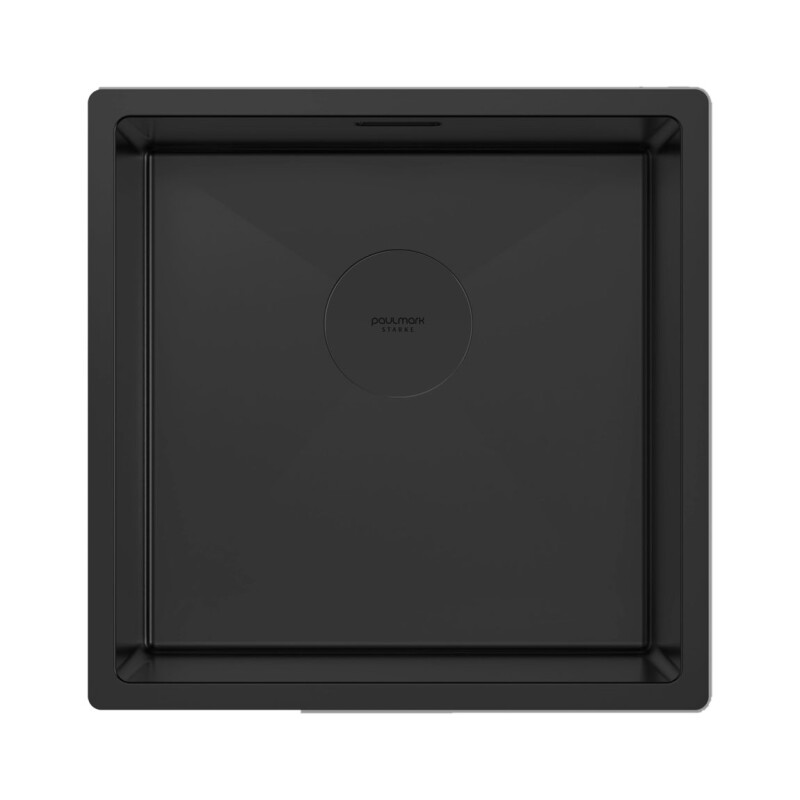 Мойка PAULMARK NEXT 44 UNI, PM214444-MBN, матовый черный, 440х440мм