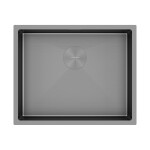 Мойка PAULMARK NEXT 58 UNI, PM215844-MG, матовый серый, 580х440мм