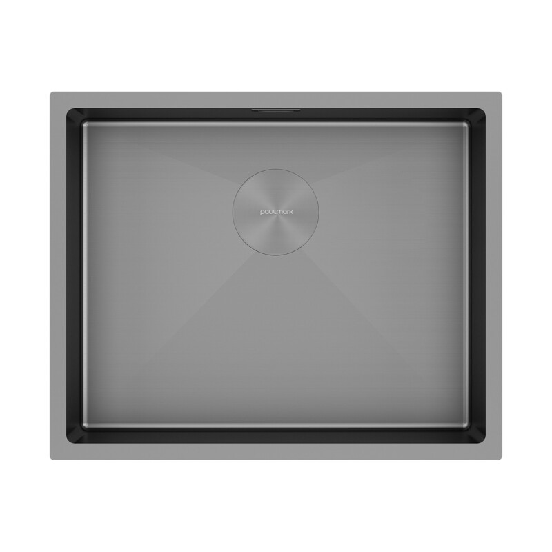 Мойка PAULMARK NEXT 54 UNI, PM215444-MG, матовый серый, 540х440мм