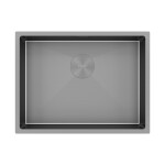 Мойка PAULMARK NEXT-SKEW 54 UNI, PM885444-MG, матовый серый, 540х440мм