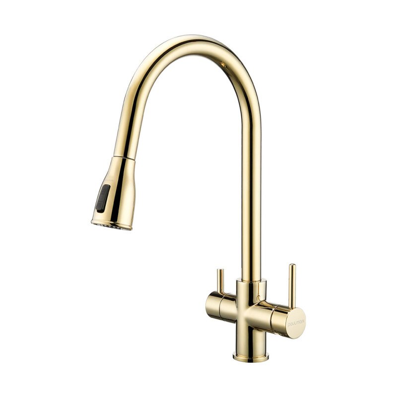 Смеситель PAULMARK LANGE, светлое золото, La214212-LG