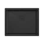 Мойка PAULMARK NEXT 54 UNI, PM215444-MBN, матовый черный, 540х440мм,