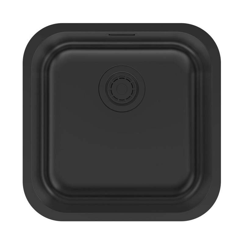 Мойка PAULMARK VELLO 44 UNI, VE44-MBN, матовый черный NANO-PVD, 446х446мм