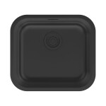 Мойка PAULMARK VELLO, E48-MBN, матовый черный NANO-PVD, 480х440мм,
