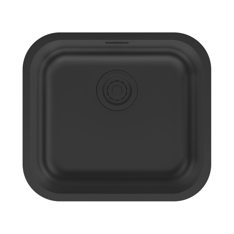 Мойка PAULMARK VELLO, E48-MBN, матовый черный NANO-PVD, 480х440мм,