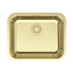 Мойка PAULMARK YUNI 44 UNI, YU44-MBN, матовый черный NANO-PVD, 440х440мм,