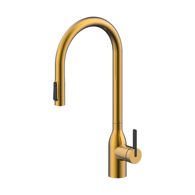Смеситель PAULMARK UNIVERSAL, брашированное золото, Un213880-BG