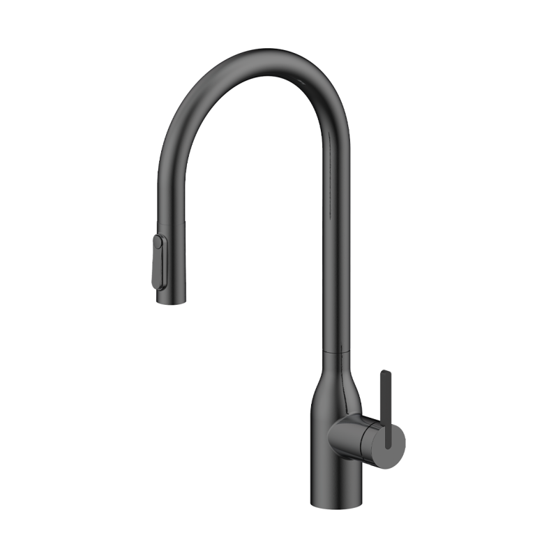 Смеситель PAULMARK UNIVERSAL, вороненая сталь, Un213880-GM