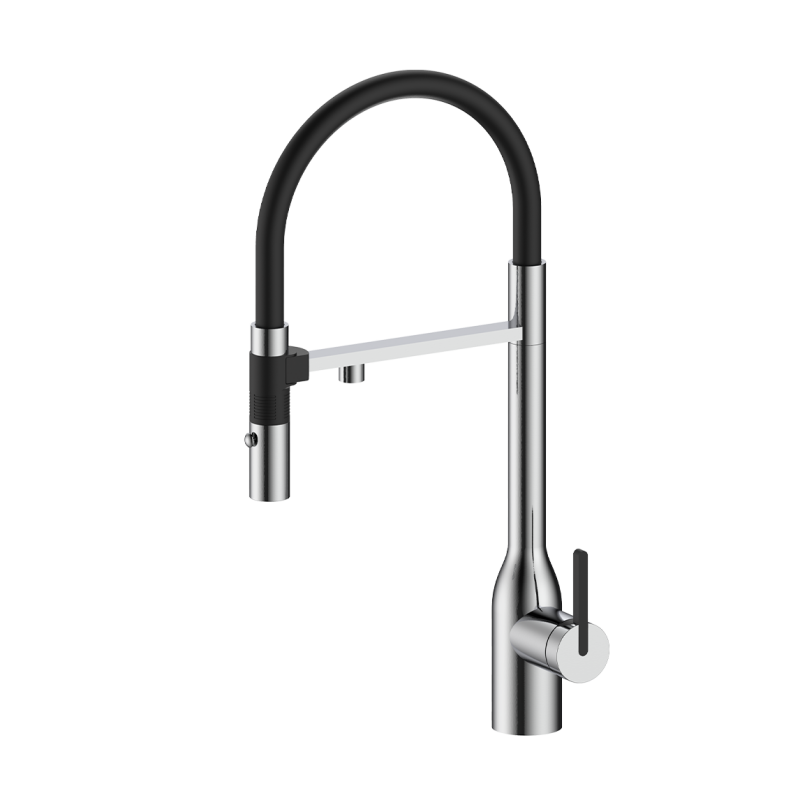 Смеситель PAULMARK MAGNETO ONE, брашированная сталь, Ma213188-BS