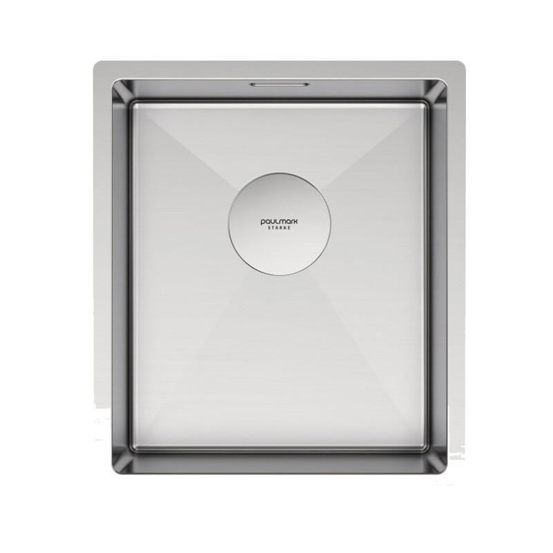 Мойка PAULMARK NEXT 38 UNI, PM213844-BS, брашированная нерж.сталь, 380х440мм