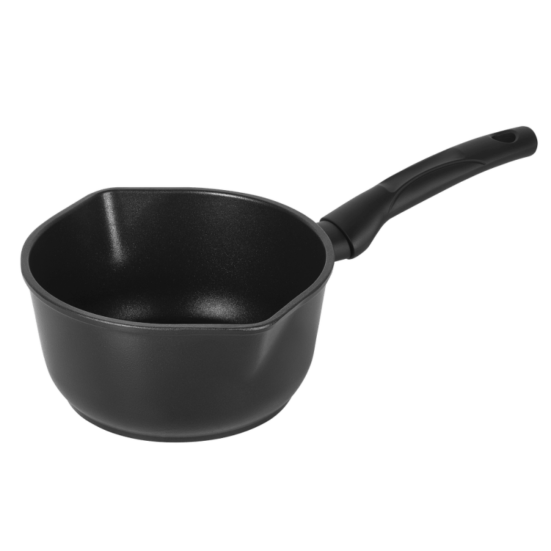 Ковш MAUNFELD OSVALD MF15SVLD15SP универсальный из литого алюминия со стеклянной крышкой, 1,5 л