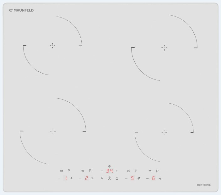 Индукционная варочная панель MAUNFELD CVI604EXWH