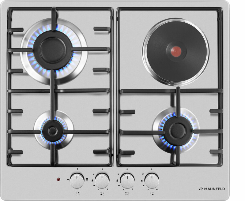 Комбинированная варочная панель MAUNFELD EEHS.64.3CS/KG