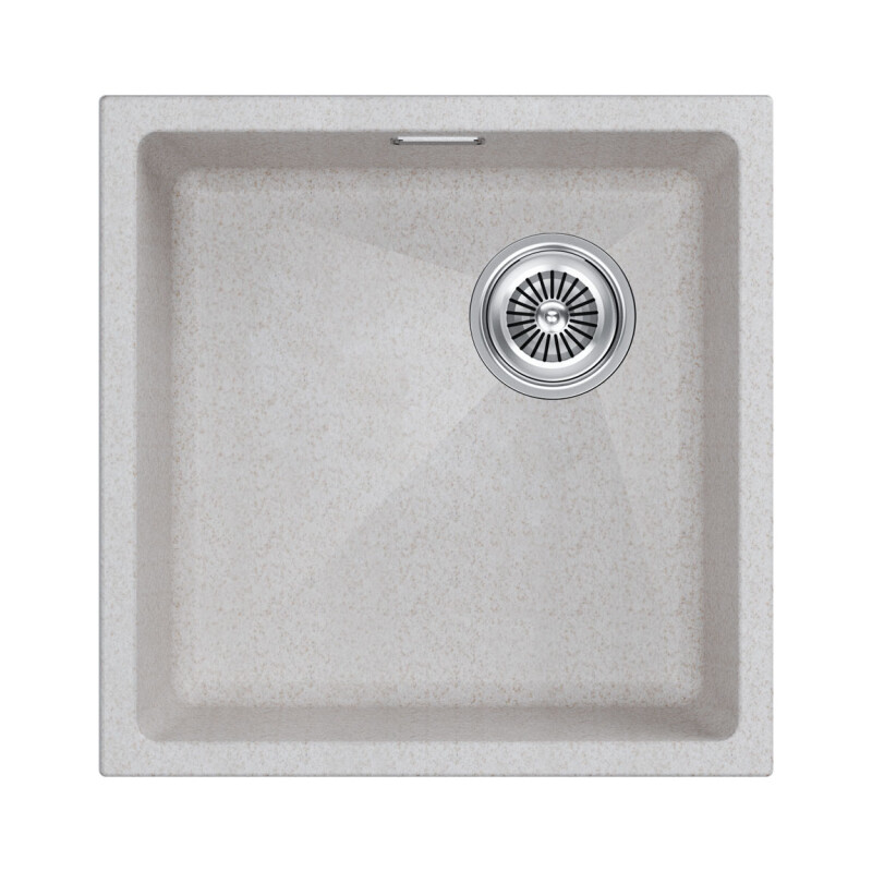 Мойка PAULMARK LUMI 45UNI-SKEW, LU45SK-BE, бежевый, 455х440,