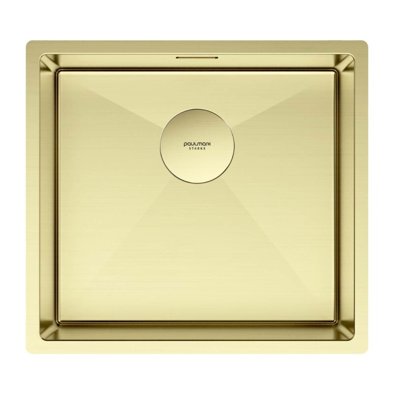 Мойка PAULMARK NEXT 48 UNI, PM214844--LG, светлое золото, 480х440мм