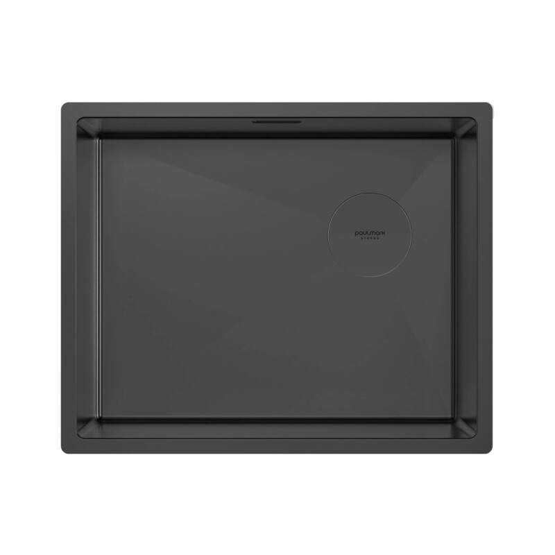 Мойка PAULMARK NEXT-SKEW 54 UNI, PM885444-MBN, матовый черный, 540х440мм