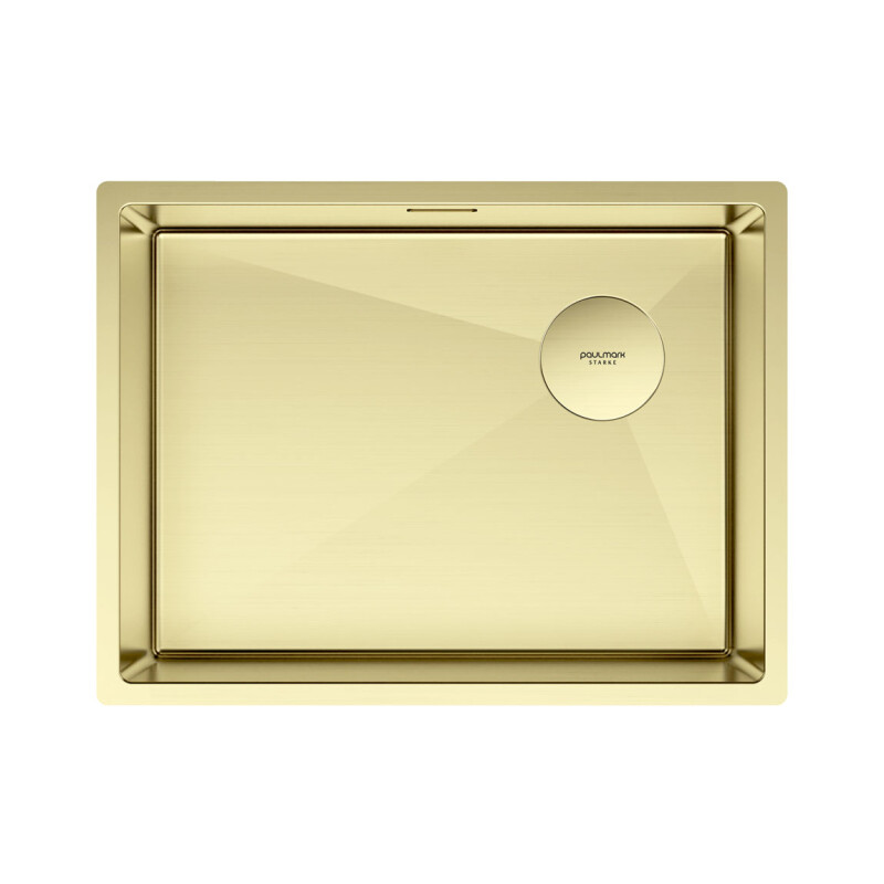 Мойка PAULMARK NEXT-SKEW 58 UNI, PM885844-LG, светлое золото, 580х440мм