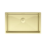 Мойка PAULMARK NEXT 74 UNI, PM217444-LG, светлое золото, 740х440мм