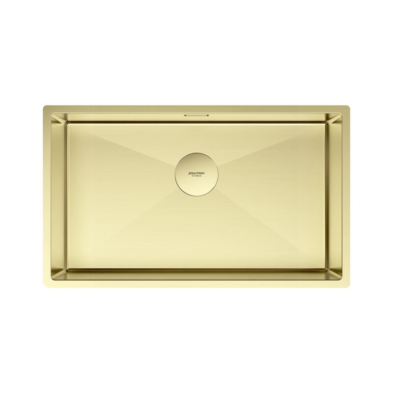 Мойка PAULMARK NEXT 74 UNI, PM217444-LG, светлое золото, 740х440мм