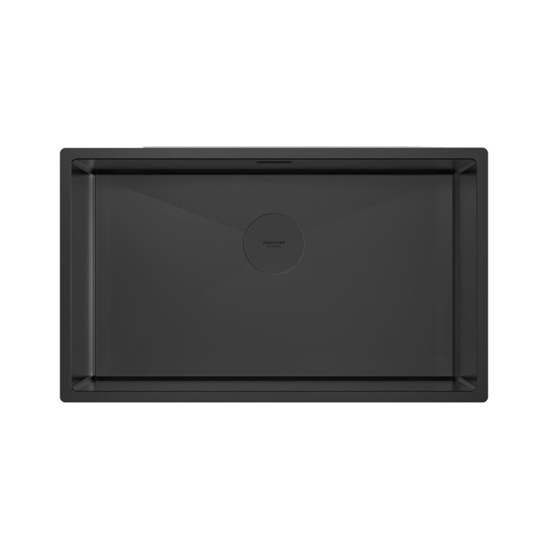 Мойка PAULMARK NEXT 74 UNI, PM217444-MBN, матовый черный, 740х440мм
