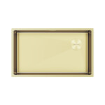 Мойка PAULMARK NEXT-SKEW 74 UNI, PM887444-LG, светлое золото, 740х440мм