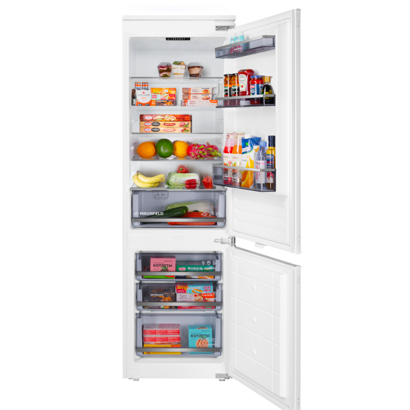 Встраиваемый холодильник MAUNFELD MBF177SWGR Inverter