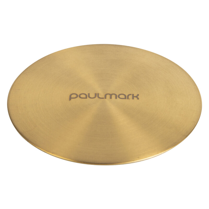 Декоративная накладка на выпуск PAULMARK PM116-BG, брашированное золото,