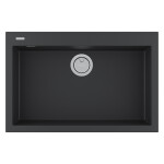 Мойка PAULMARK DECORATION 76, PM937650-AN, ANTRACITE, 760х500 мм