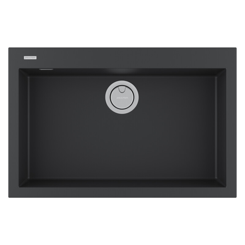 Мойка PAULMARK DECORATION 76, PM937650-AN, ANTRACITE, 760х500 мм