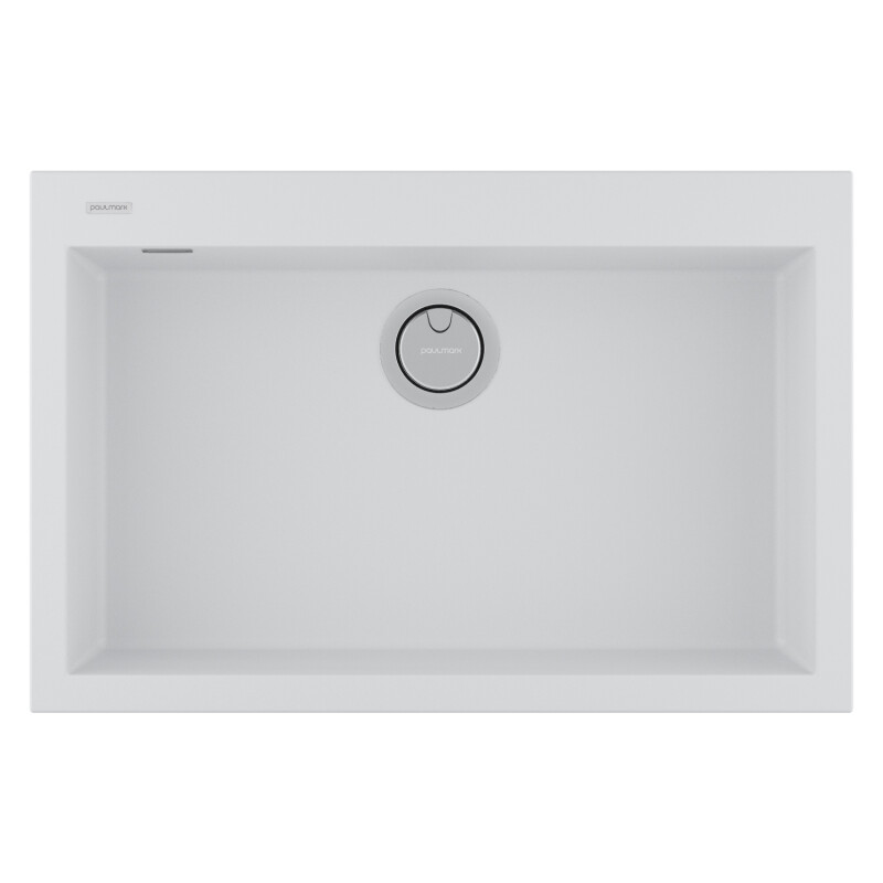 Мойка PAULMARK DECORATION 76, PM937650-WH, WHITE, 760х500 мм