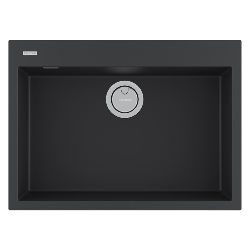 Мойка PAULMARK DECORATION 69, PM936950-AN, ANTRACITE, 690х500 мм