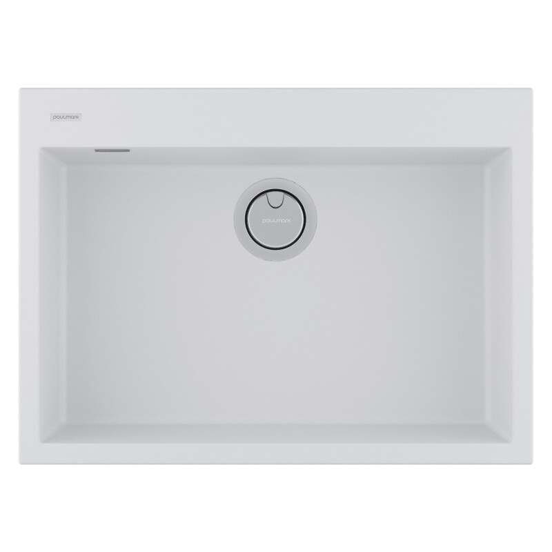 Мойка PAULMARK DECORATION 69, PM936950-WH, WHITE, 690х500 мм