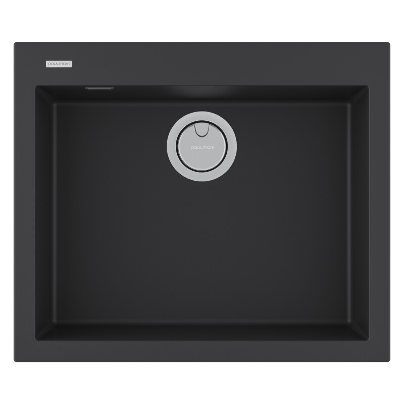 Мойка PAULMARK DECORATION 60, PM936051-AN, ANTRACITE, 600х510 мм
