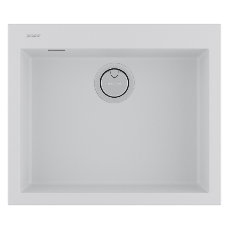 Мойка PAULMARK DECORATION 60, PM936051-WH, WHITE, 600х510 мм