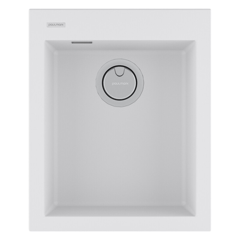 Мойка PAULMARK DECORATION 41, PM934150-WH, WHITE, 410х500 мм