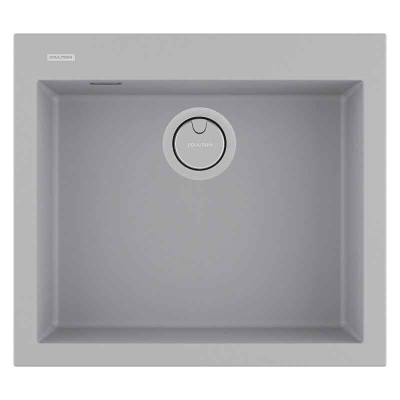 Мойка PAULMARK DECORATION 56, PM935650-UGR, URBAN GREY, 560х500 мм