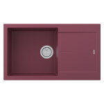 Мойка PAULMARK EXTENSIO 86, PM988650-ME, MERLOT, 860х500 мм